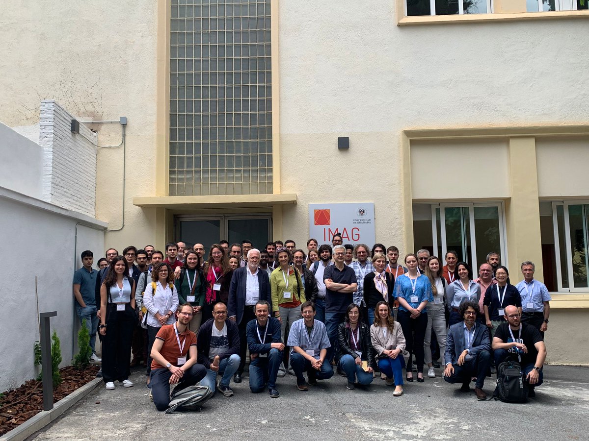 IMAG_UGR's tweet photo. 📸This week (May 21-26) at @IMAG_UGR : "NONLINEAR DIFFUSION AND NONLOCAL INTERACTION MODELS – ENTROPIES, COMPLEXITY, AND MULTI-SCALE STRUCTURES" @BIRS_Math https://t.co/3pcacS3xRN