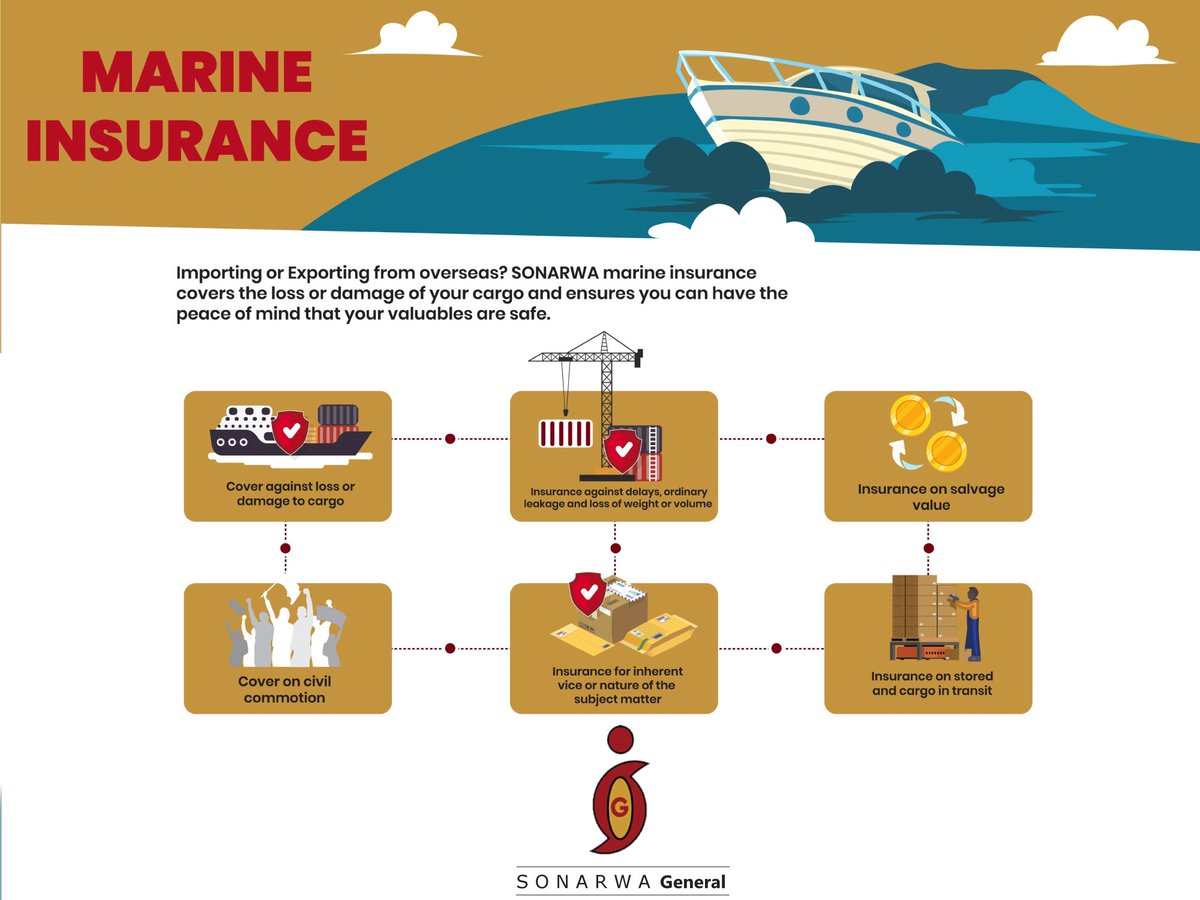 No matter how careful you are, misfortunes happen. If you are Exporting or importing overseas, make sure your business is protected with our Marine Cargo Insurance. Get in touch with us today for a quotation. Call us on 9000!   
#SonarwaGI 
#MarineInsurance
#RwOT