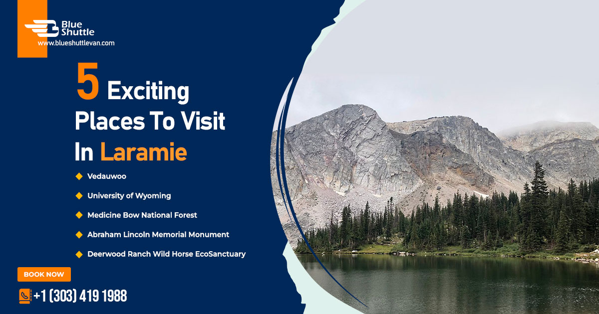 Planning your trip to Laramie this summer?
Here is the list of places that you visit to complete your adventurous trip with Blue Shuttle Van's Airport Shuttles.🤩
#affordableride #commute #spring #laramie #DIA #airportshuttles #travelinstyle #wyoming #comfortableride #summer #fun