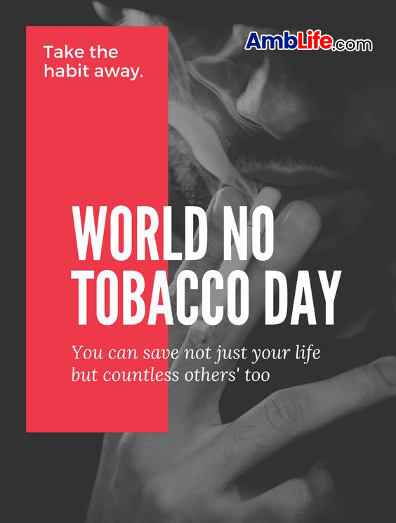 amblife's tweet photo. Be a quitter today, for a healthier tomorrow. Say no to tobacco!

#WorldNoTobaccoDay #NoSmokingChallenge #AMBLife #ambulance #ambulanceservice https://t.co/RWX3BqQEz3