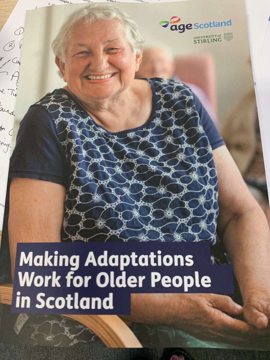 Launching our research into adaptations for older people at Age Scotland offices in Edinburgh  #accessiblehousing