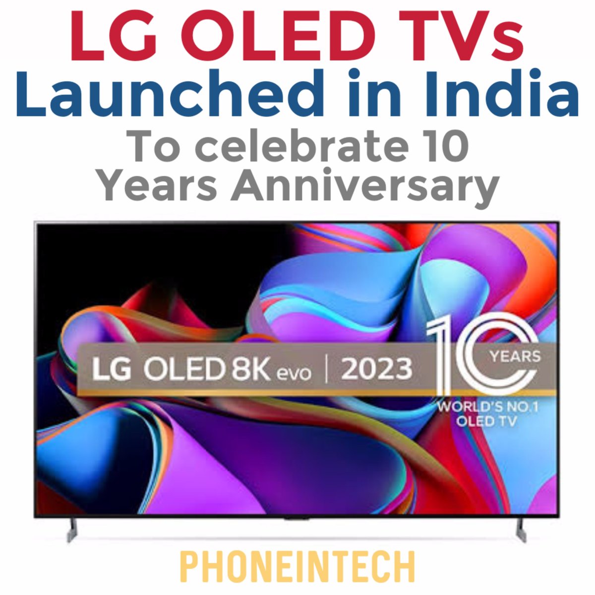 Some new LG OLED TVs were launched in India on the occasion of LG's 10 years Anniversary celebration of manufacturing OLED TVs. This new lineup includes flexible gaming TV and a 97 inch OLED TV.

#LG #LGOLEDTV #OLEDTV #technews