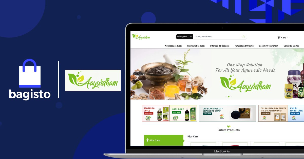 BagistoShop's tweet image. Bagisto Showcase
India's online store Aayurdham brings you a wide range of Ayurvedic products including herbal supplements, oils, skincare and various wellness solutions using Bagisto #eCommerce store built on #Laravel
aayurdham.com