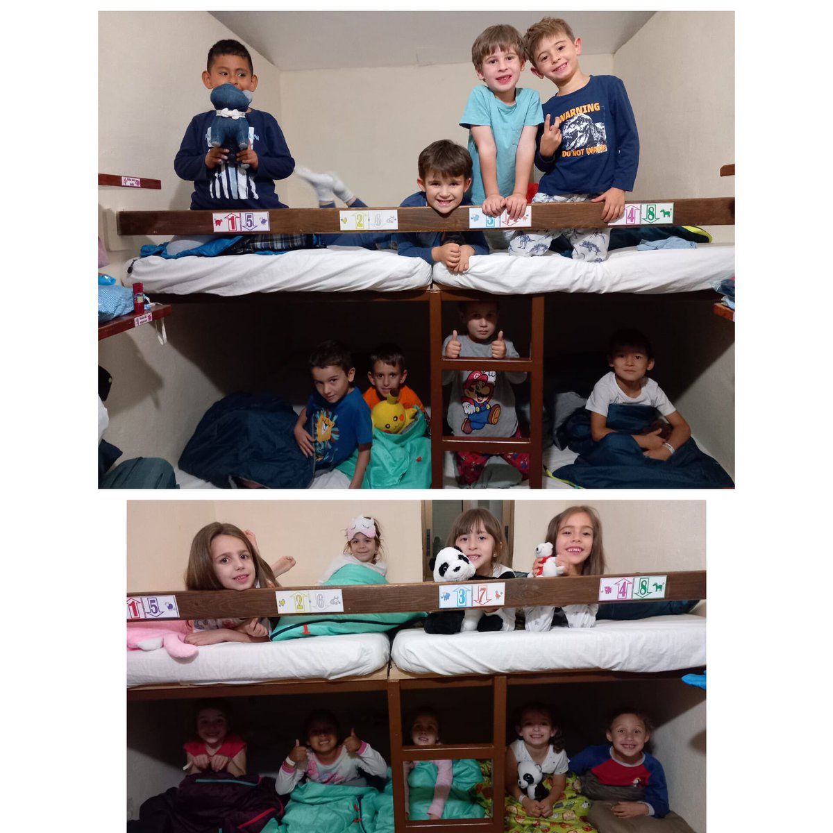InfantilICM's tweet photo. ¡Así de felices nos fuimos a dormir después de un día de aventuras! 

Caímos rendiiiiidos 😴😴😴😴

P5 👩🏼‍🌾🧑🏽‍🌾 @colegioicm https://t.co/27j3RKUqwy