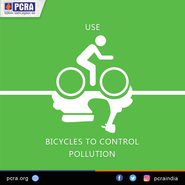 Petroleum Conservation Research Association (@pcraindia) on Twitter photo By choosing to ride on a bicycle, you are helping to reduce air pollution and contribute in keeping the environment clean.
<a href="/pcraindia/">Petroleum Conservation Research Association</a>
<a href="/PetroleumMin/">Ministry of Petroleum and Natural Gas #MoPNG</a>
<a href="/HardeepSPuri/">Hardeep Singh Puri</a>
<a href="/Rameswar_Teli/">Rameswar Teli</a> By choosing to ride on a bicycle, you are helping to reduce air pollution and contribute in keeping the environment clean.
<a href="/pcraindia/">Petroleum Conservation Research Association</a>
<a href="/PetroleumMin/">Ministry of Petroleum and Natural Gas #MoPNG</a>
<a href="/HardeepSPuri/">Hardeep Singh Puri</a>
<a href="/Rameswar_Teli/">Rameswar Teli</a>