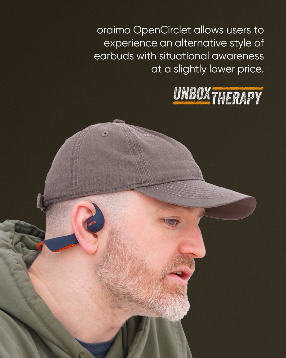 oraimo_India's tweet photo. Words of wisdom from @UnboxTherapy 👏
Thank you 🤩
Full Review 👇
🔗: https://t.co/aANvOPmCrW
#oraimo #oraimoOpenEar #oraimoOpenCirclet https://t.co/Nkf8K6ToeO