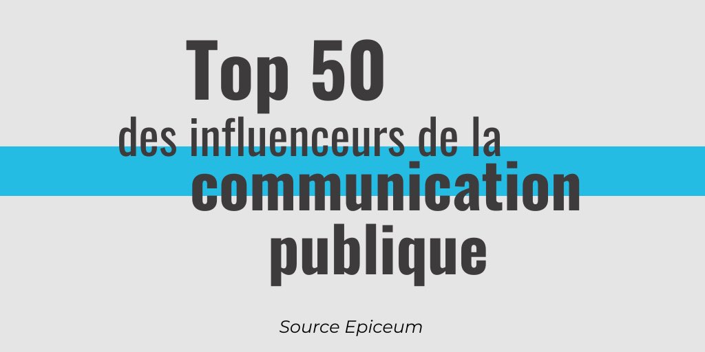 Top 50 des comptes Twitter #ComPublique à suivre selon <a href="/Epiceum/">Epiceum</a>.
Photographie au 31 mai 2023 du classement mis à jour quotidiennement.

Classement + méthodologie
➡️epiceum.com/initiatives/ob…