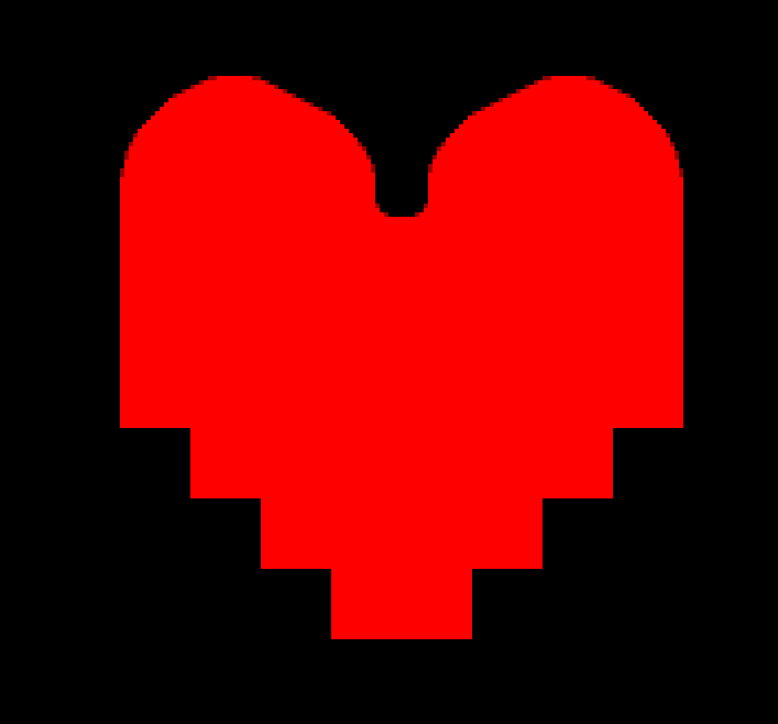 emihead's tweet photo. My UnderTale Soul ReSprite. https://t.co/PAosXJBEm9