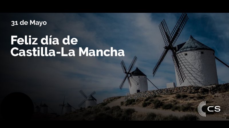 📆 Hoy es el día de nuestra región
📖 Tierra de molinos, gigantes y caballeros
🎭 De cultura, naturaleza y gastronomía
☺️ De los de aquí y de los que nos visitan
❤️ De todos y para todos... ¡Feliz #DiadeCastillaLaMancha!