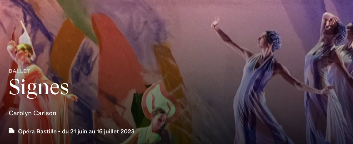 | #HDA #Lycée |
AGENDA

🎨🎼💃<a href="/operadeparis/">Opéra de Paris</a> présente "Signes" de Carolyn Carlson et Olivier Debré : ce ballet incarne les correspondances entre peinture, musique et danse qui se prolongent mutuellement sur scène. 

▶️ hda.ac-versailles.fr/spip.php?artic…