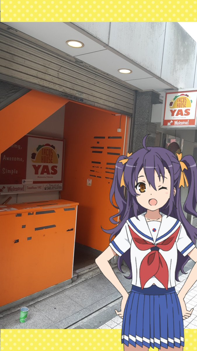 localtrainlove's tweet photo. #横須賀  #TacosHouseYAS 

5月27日の営業をもって沖縄へ移転するTacosHouseYASさん( @TacosYas )。はいふりカメラで撮影していたら店員さんに偶然会えて挨拶が出来ました♪ はいふりスカジャンのおかげで声をかけて頂きました。私も名護で生活していたことを伝えました。お世話になりました。 https://t.co/Ck6JQrYysD