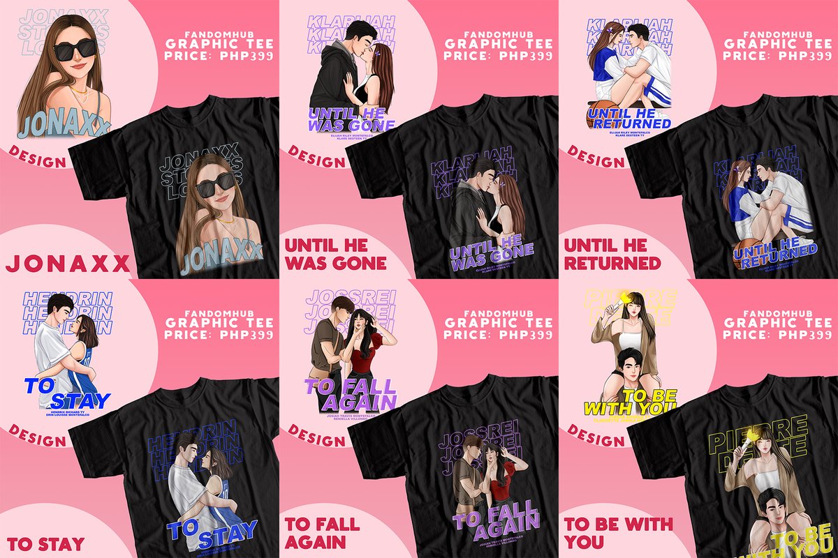 FandomBoxx's tweet image. Wear your pride! Our Jonaxx Graphic Shirts are here!  

FANDOMHUB GRAPHIC TEES

🛒 ORDER PERIOD: MAY 31 - JUNE 7
💸 PAYMENT PERIOD: PAY AS YOU ORDER
📣 MODE OF PAYMENT: GCASH

📣 TSHIRT PRICE: 399 PESOS per shirt

ETA: JULY

ORDER HERE: form.jotform.com/230908228046455