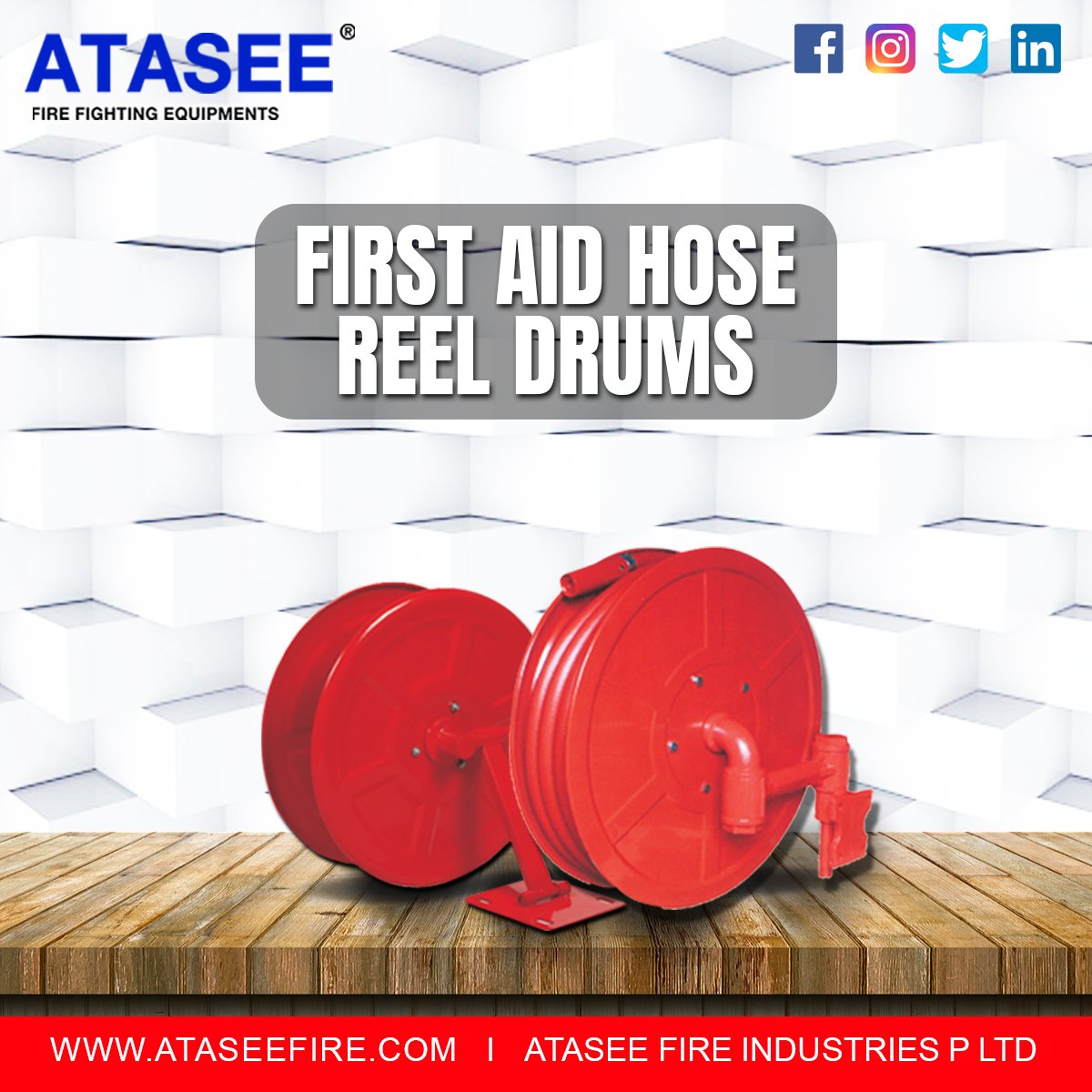 It is a cylindrical spindle, which is widely used used for storing hoses. It can be customized as per the diameter and hoses length that to be carried.

#FireSafety #FireSafetyTips #FireSafetyTip #Firesafetycourse #firesafetyawareness #firesafetyequipment #fireprotection