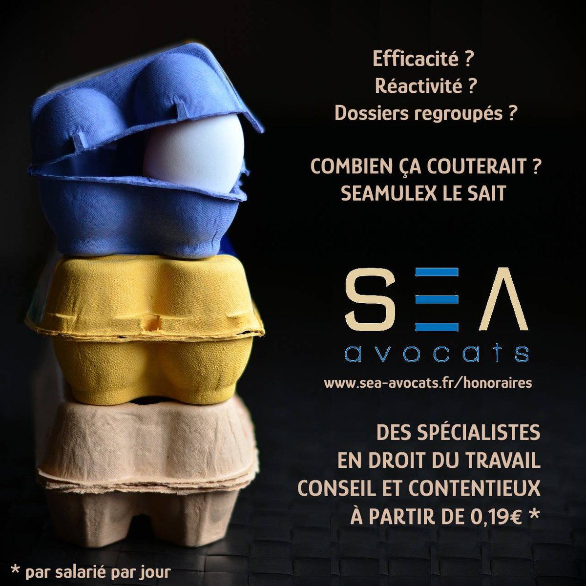 nicolascsauvage's tweet image. Combien coûtent les honoraires d'avocats en droit du travail ? 👛
Pour une réponse rapide, personnalisée, testez SEAmuLex, notre simulateur en ligne.
sea-avocats.fr/honoraires
#honoraires #avocat #simulateur #calculFraisAvocats #RH