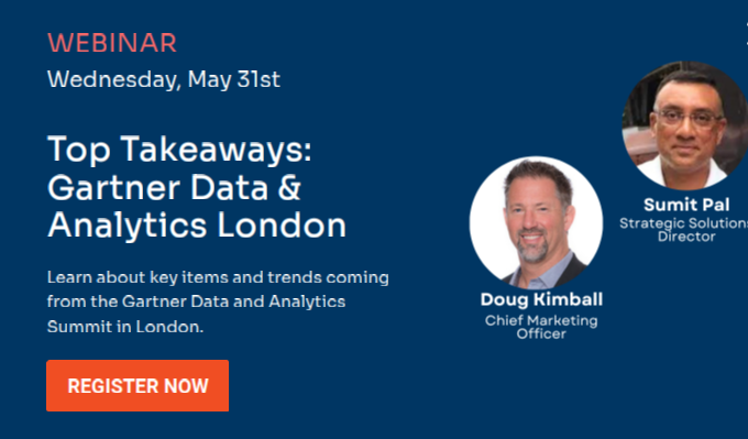 dbpedia's tweet photo. Last Chance to Register! @ontotext is organizing the webinar " Top Takeaways: Gartner Data &amp; Analytics London" today at 5pm CET. Sign up now! https://t.co/k2cwjlUr9R #GartnerData https://t.co/uMU0mLgs2o