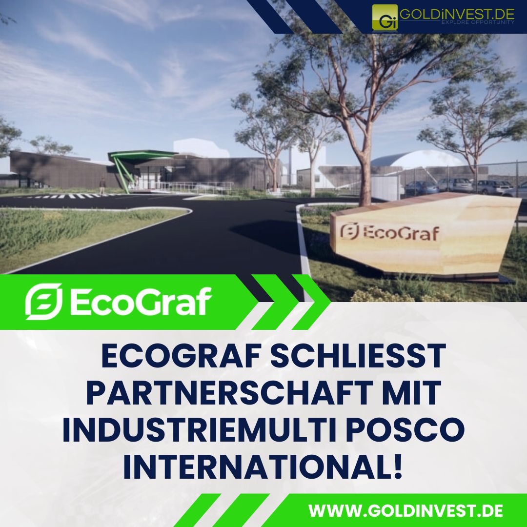 GOLDINVEST_de's tweet image. Die Kooperationsvereinbarung zwischen #EcoGraf und Posco ist formal zwar kein verbindliches Offtake Agreement, könnte sich aber für beide Partner als viel wertvoller erweisen als eine einfache Lieferbeziehung.

Jetzt mehr erfahren ▶️▶️ goldinvest.de/weitere-meldun…

$EGR #Graphit