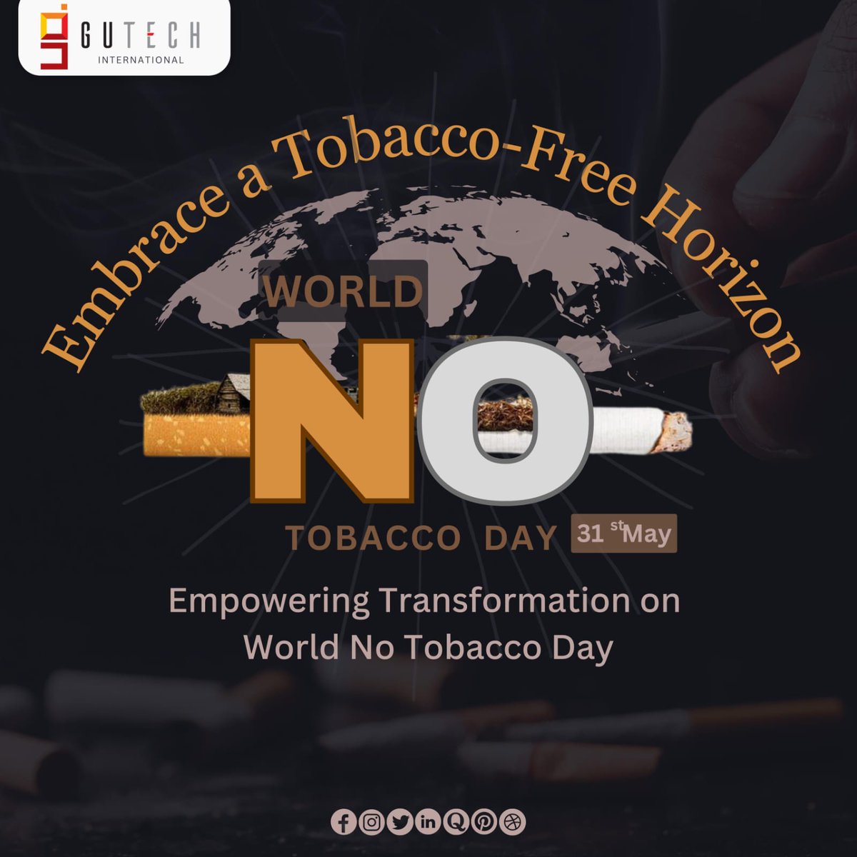 gutechint's tweet photo. Unite Against Tobacco, Empower a Smoke-Free World.
World No Smoking Day!
#SmokeFreeLife #NoSmokingDay #QuitSmoking #SmokeFreeFuture #BreatheEasy #TobaccoFree #HealthyHabits #SmokeFreeZone #KickTheHabit #ChooseLifeNotSmoke https://t.co/tr7crP3cER