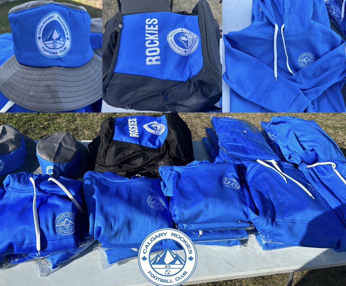 We are on location in dalhousie tonight selling hoodies, backpacks and bucket hats from 6-8:15 tonight! 
And 6-7:30 tomorrow (may 31st) in Evanston!
.
.
.
.
.
#soccercalgary #calgarysports #calgarysoccer #youthsoccer #youthsports #yycsoccer #yycsports #calgaryactivitiesforkids