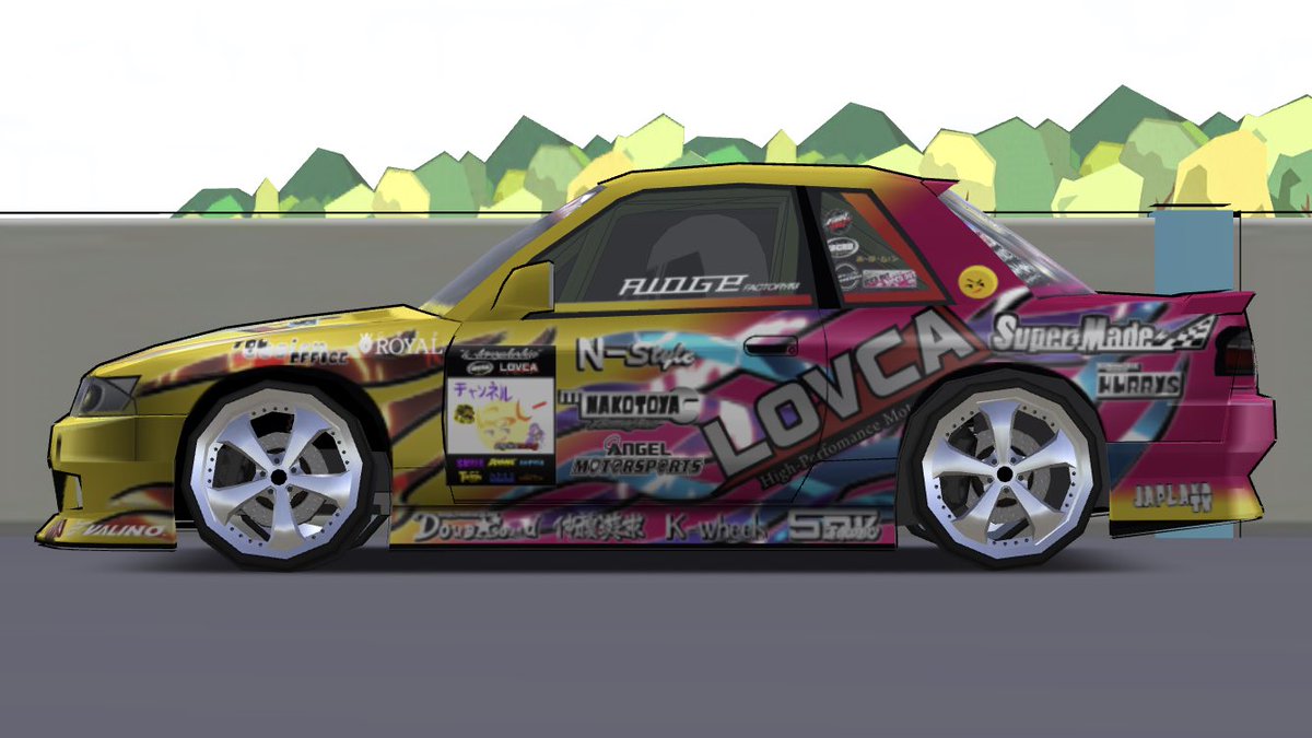 AkaZA_77's tweet photo. チームボスの(@LOVCA_s13 )32ベースのS13出来ました！

ライトもいちよう点灯できるようにしておきました。

枚数足りなくて再現出来なかった企業様申し訳ないです。

#frlegends 
#ドリドレ
#LOVCA
#スーパーメイド
#supermade 
#ドリドレ2023 https://t.co/28EyHpkNj8