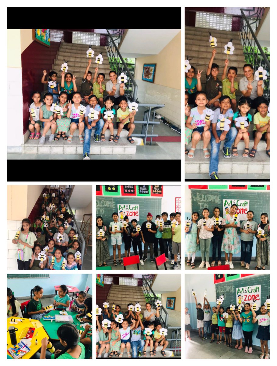 Summer camp Day -2 activity:
Students showed their creativity by making bees. They had great fun.<a href="/JyotiBh28005578/">Jyoti Bhardwaj</a> <a href="/KajalSh97224712/">Kajal Sharma</a> <a href="/Kanchangold0044/">Kanchan</a> <a href="/KnpsIndia/">KNPS Phagwara India</a> <a href="/vijoylaxmi1/">Vijoylaxmi</a>