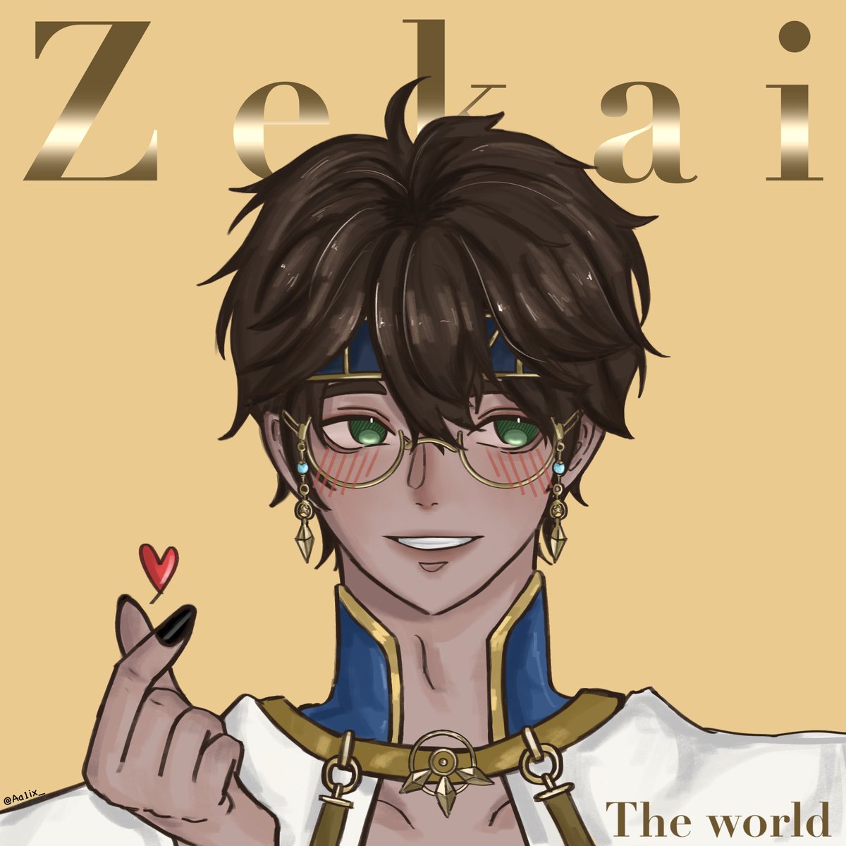 🫰🏽🌏 #ZekaiART