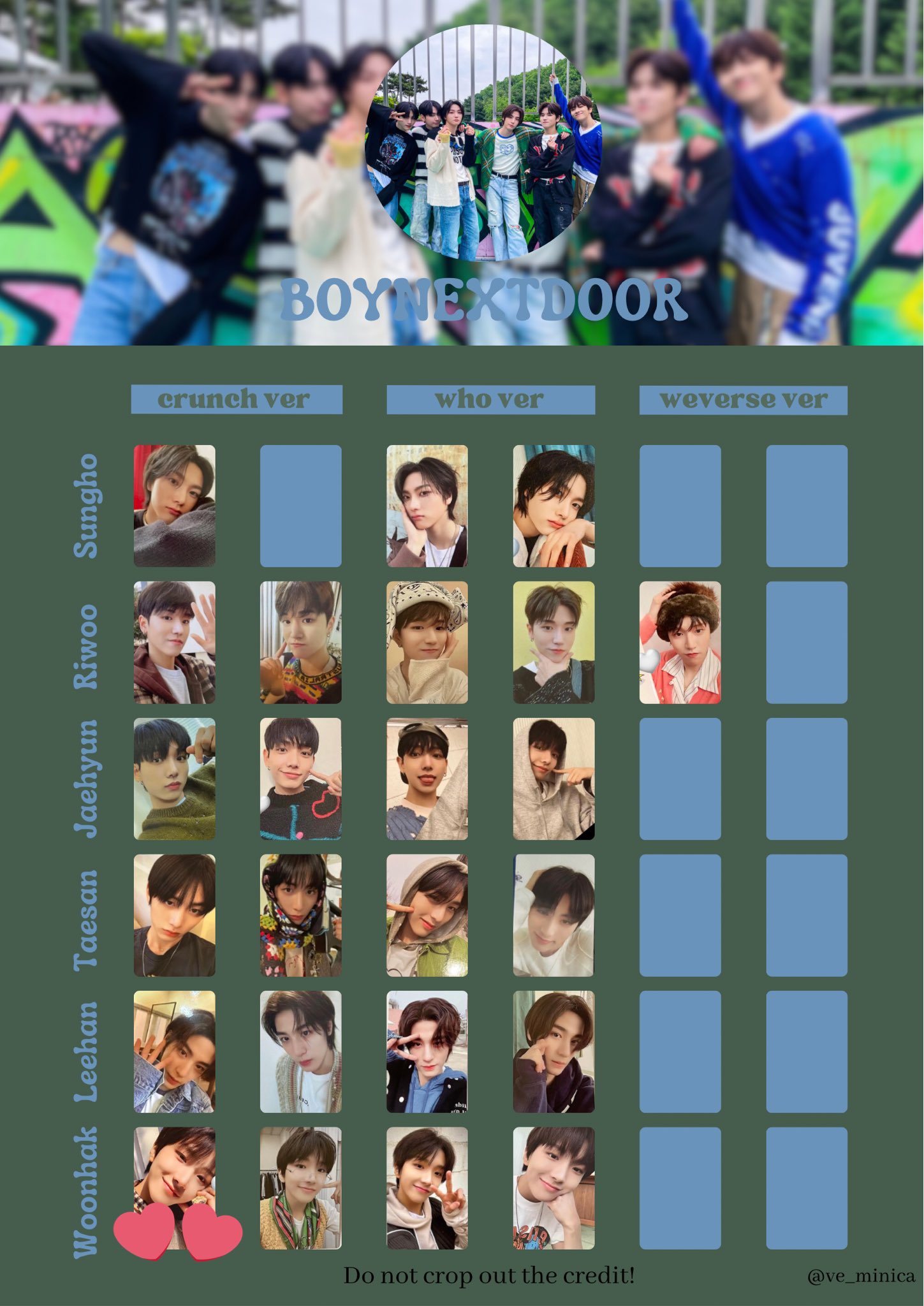 再追加販売 BOYNEXTDOOR ウナク/운학 直筆サイン入り トレカ
