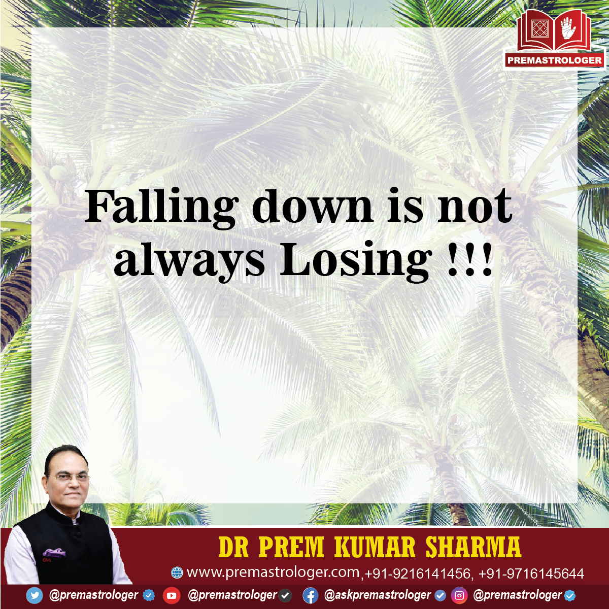 'Falling down is not always Losing! #GoodmorningTwitter #सुप्रभात #Tuesdaymorninglive #TuesdayVibes #Tuesdaymotivations #Tuesdaymorning #TuesdayThoughts