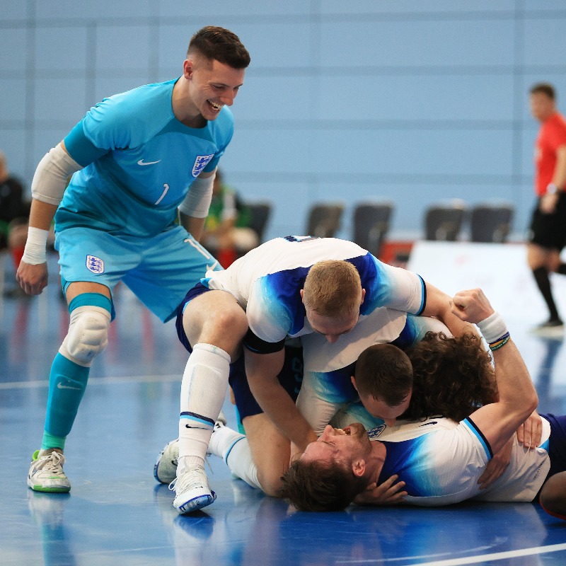 England's tweet photo. A great weekend for our England Partially Sighted team, who beat France 4-0 at St. George’s Park on Saturday! 👏

Our Blind men’s team were also in action last week, as they competed at the IBSA World Grand Prix in Brazil. Read our round-up here: