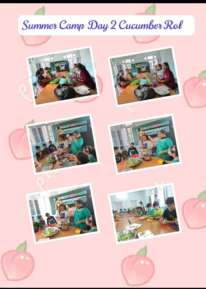 Harvind29517214's tweet photo. Students enjoyed a lot in cooking without fire class onDAY TWO of summer camp and they made cucumber roll today. @KnpsIndia @JyotiBh28005578 @KajalSh97224712 @Poojabawa @ramande98359237 https://t.co/PPpuRJPVI2