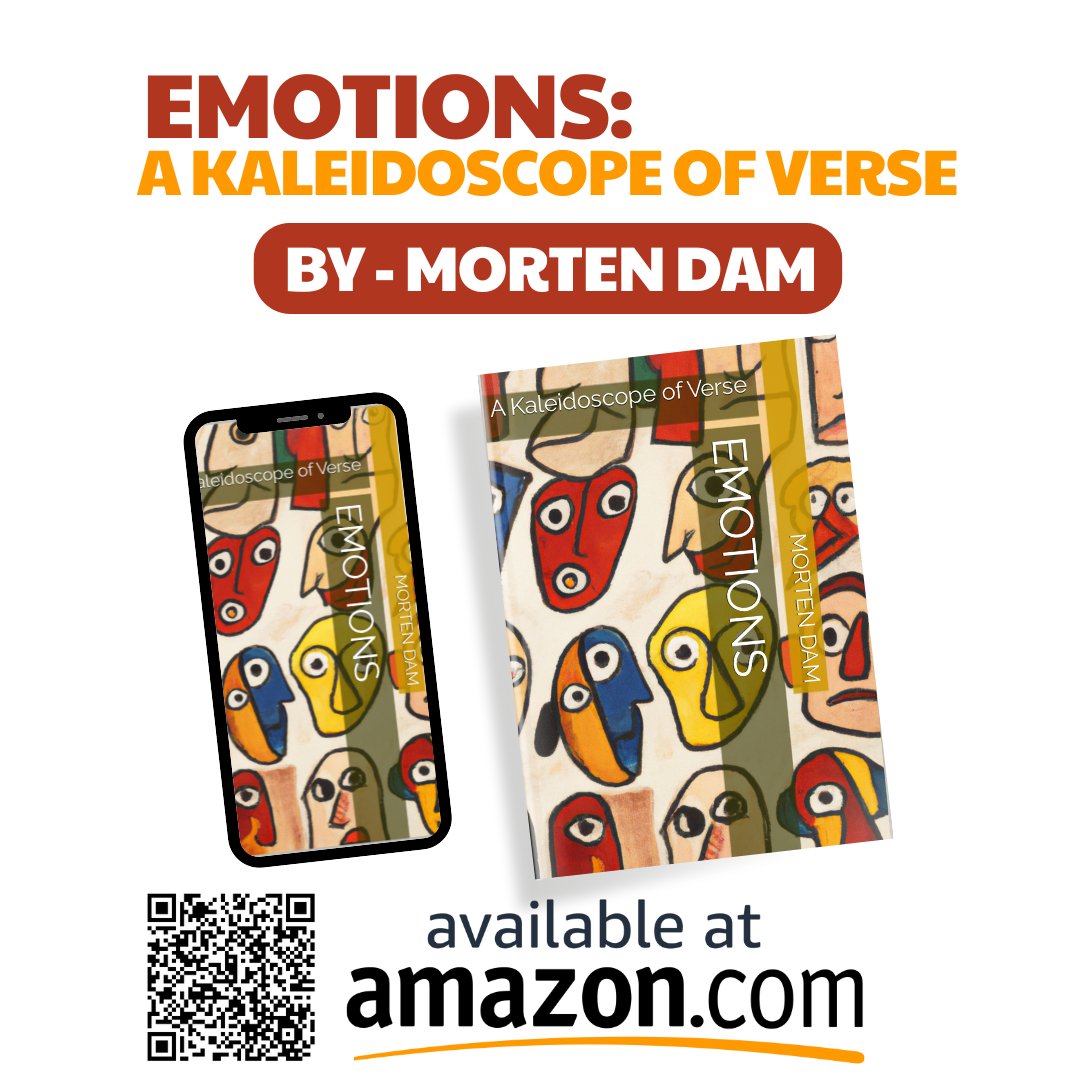 📘'Emotions: A Kaleidoscope of Verse' by Morten Dam's Book is available on Amazon in Kindle, Hardcover, and paperback.  
Check out on Amazon: amazon.com/dp/B0C4JLJ4X8 

#poetrylovers #poetrybook #books #kindle #mortendam #poetry