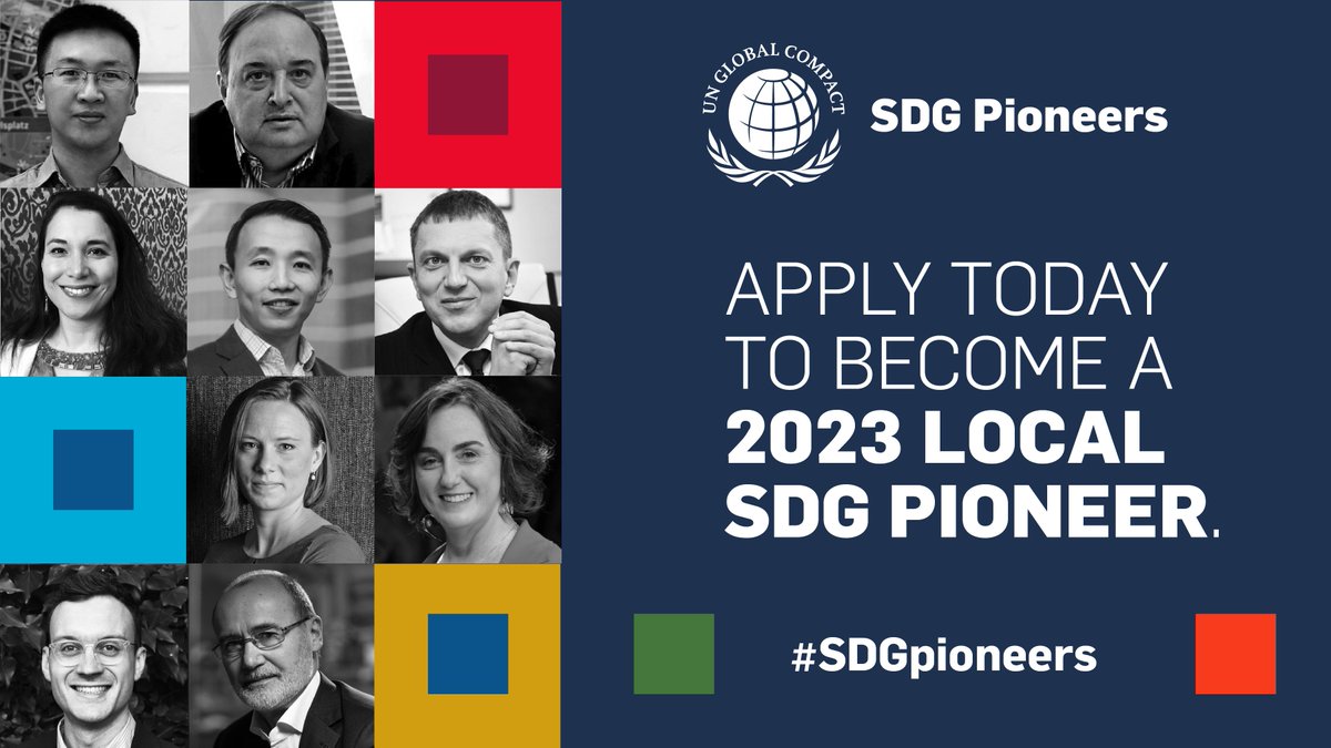 Do you have a colleague, contact or friend who is doing great work in setting ambitious #SDG targets, scale and impact at their company?

Tag them below and nominate them now to become one of the Dutch #SDGPioneers. Apply by 8 June!

gcnetherlands.nl/en/sdg-pioneer…

#UnitingBusiness