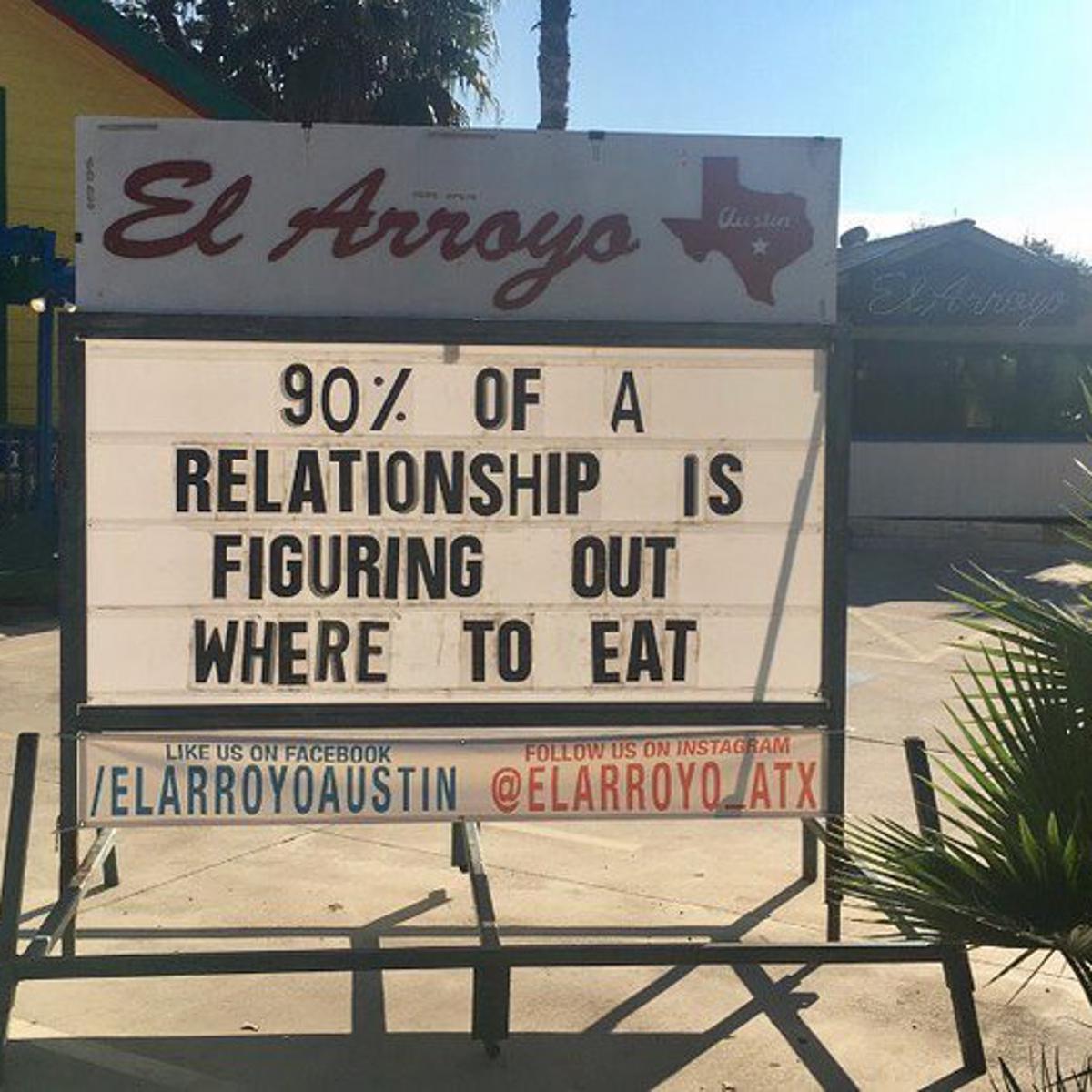 HeraldWeekly's tweet photo. Restaurant owners used special signs in order to lure guests in, and they succeeded - see the funniest signs they used