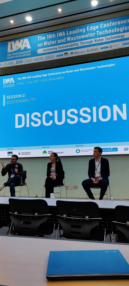 Keynote talk of the #Sustainability session at #iwaLET today by <a href="/lauraferrandezg/">Laura F</a> 💧🇰🇷🌏#DrinkingWater #Ozone #Modelling