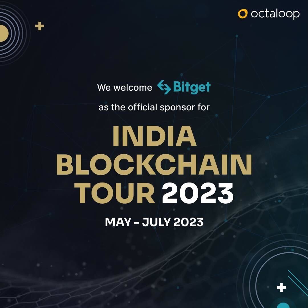 Web3eventsIndia's tweet photo. @bitgetglobal , a leading cryptocurrency exchange with 2 million+ users in 50+ countries, is thrilled to sponsor the India Blockchain Tour. Exciting future ahead with Bitget!
 #Bitget #IBT https://t.co/ZpnXliIo4e