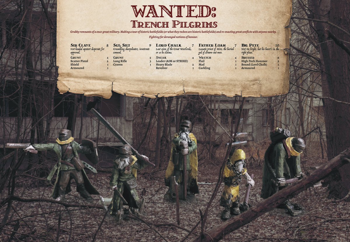 gshowitt's tweet image. PLASTIC BASTARDS is a narrative miniatures game in which you make between 3 and 6 little weirdos and have them murder each other over insignificant vendettas. PDFs and text-only versions available here: patreon.com/posts/83481921