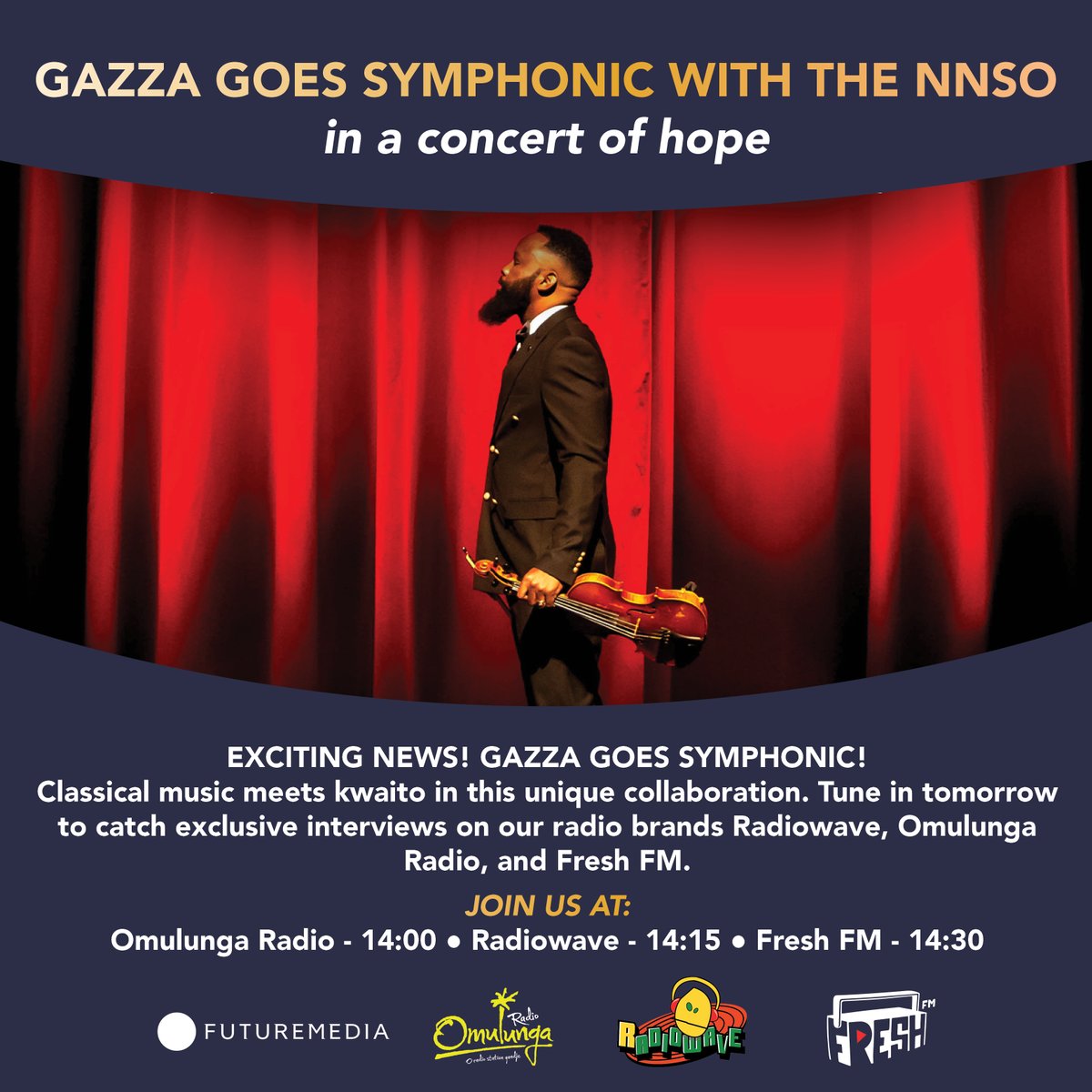 Future Media Namibia (@namibiafuture) on Twitter photo Happy <a href="/Gazza467_/">Gazza Namibia 🇳🇦</a> Day!
As the team at <a href="/FreshFmNam/">FreshFmNam</a> say The GOAT is about to go symphonic!
Tune into our Radio brands for the interviews:
Omulunga Radiowave
<a href="/RadiowaveFM/">Radiowave Tweets</a>
<a href="/FreshFmNam/">FreshFmNam</a> Happy <a href="/Gazza467_/">Gazza Namibia 🇳🇦</a> Day!
As the team at <a href="/FreshFmNam/">FreshFmNam</a> say The GOAT is about to go symphonic!
Tune into our Radio brands for the interviews:
Omulunga Radiowave
<a href="/RadiowaveFM/">Radiowave Tweets</a>
<a href="/FreshFmNam/">FreshFmNam</a>