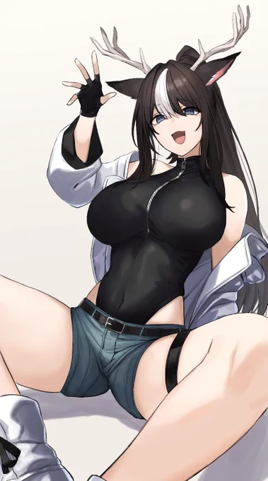 skeb依頼のOCさん。ツイッター用に少しサイズ調整しております