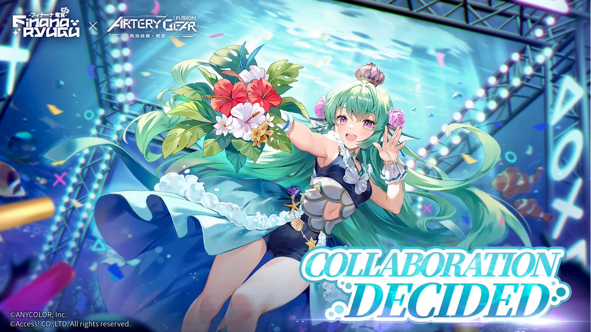 ArterygearEN's tweet image. 【Collaboration Decided】
Finana Ryugu × Artery Gear
We're very excited to announce a collaboration with Finana Ryugu!!
Like, RT this post and follow us to win 1800 Forging Crystals! We will pick 10 Commanders!
This is valid until June 15th 23:59 UTC.
#ArteryGear
#FinanaRyugu