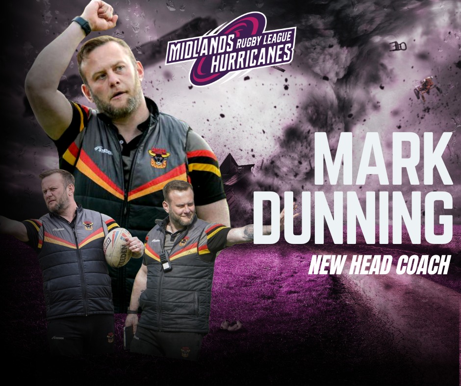 👀 ANNOUNCEMENT TIME 🌪️

We are delighted to confirm Mark Dunning is the new Hurricanes Head Coach!

Mark was most recently the Head Coach at Bradford Bulls and has a wealth of experience from his 10+ years of coaching at the club. 

We can't wait for you to get stuck in, Mark!