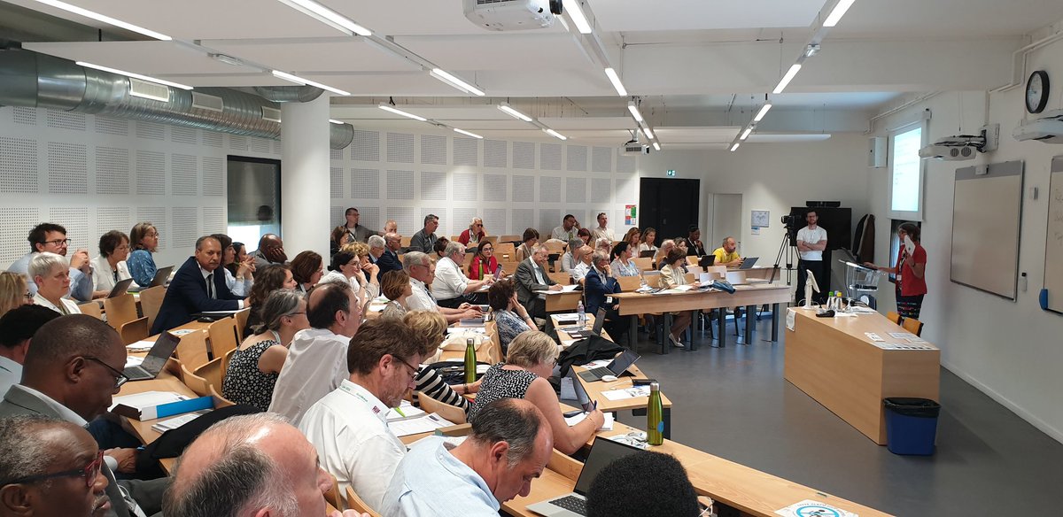 Seve_Michel's tweet photo. L'évaluation formative comme outil d'amélioration de la qualité dans une faculté de pharmacie - XXIe conférence CIDPHARMEF @univbordeaux - introduction par les Pr C Mailhot @UMontreal et JP Grégoire @universitelaval. Merci au support de @auf_org https://t.co/Oirvv1Jj3N