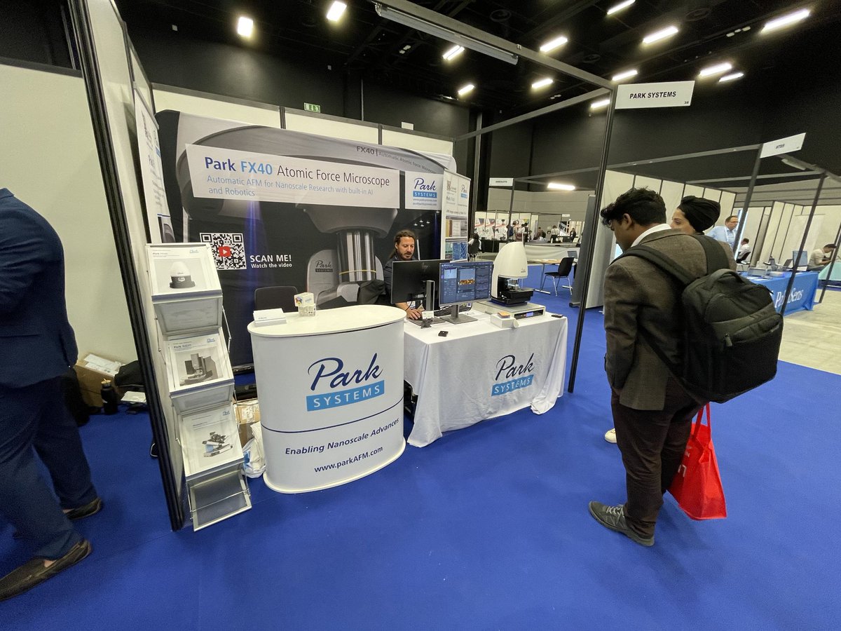 Park_Systems's tweet photo. Our team is looking forward to explaining and demonstrating the Park #FX40 Automatic #AFM and its advantages for high-resolution nanoscale imaging to you at our booth A36 at #EMRS in Strasbourg. Find out more about the FX40 Automatic AFM: https://t.co/djOpZbr9Mo https://t.co/Kz6IWp9oHQ