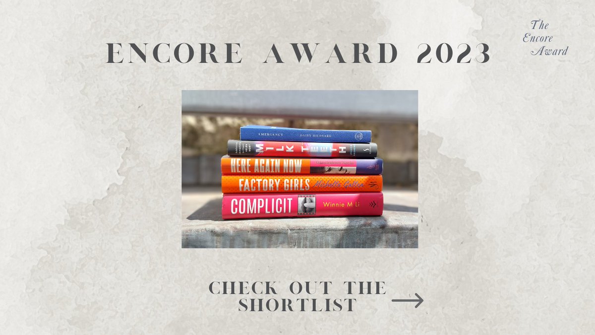 🎉Introducing the shortlist for the prestigious Encore Award, honouring outstanding achievements in second novels. Selected by judges Maura Dooley, @DaljitNagra4 and @nikeshshukla. Join us in celebrating these remarkable authors!
More at: bit.ly/RSL_Encore #EncoreAward2023