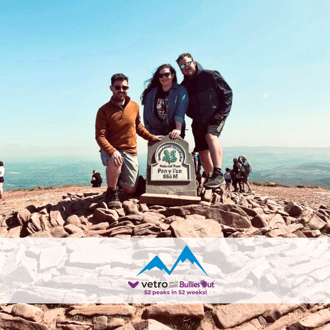 We've just conquered peak 44 of our 52 Peaks in 52 Weeks challenge for Bullies Out! 💪

We still need your help to reach our goal of £2,000, please donate to our cause by clicking the link below👇

justgiving.com/fundraising/ve…

#PenYFan #BulliesOut #Charity