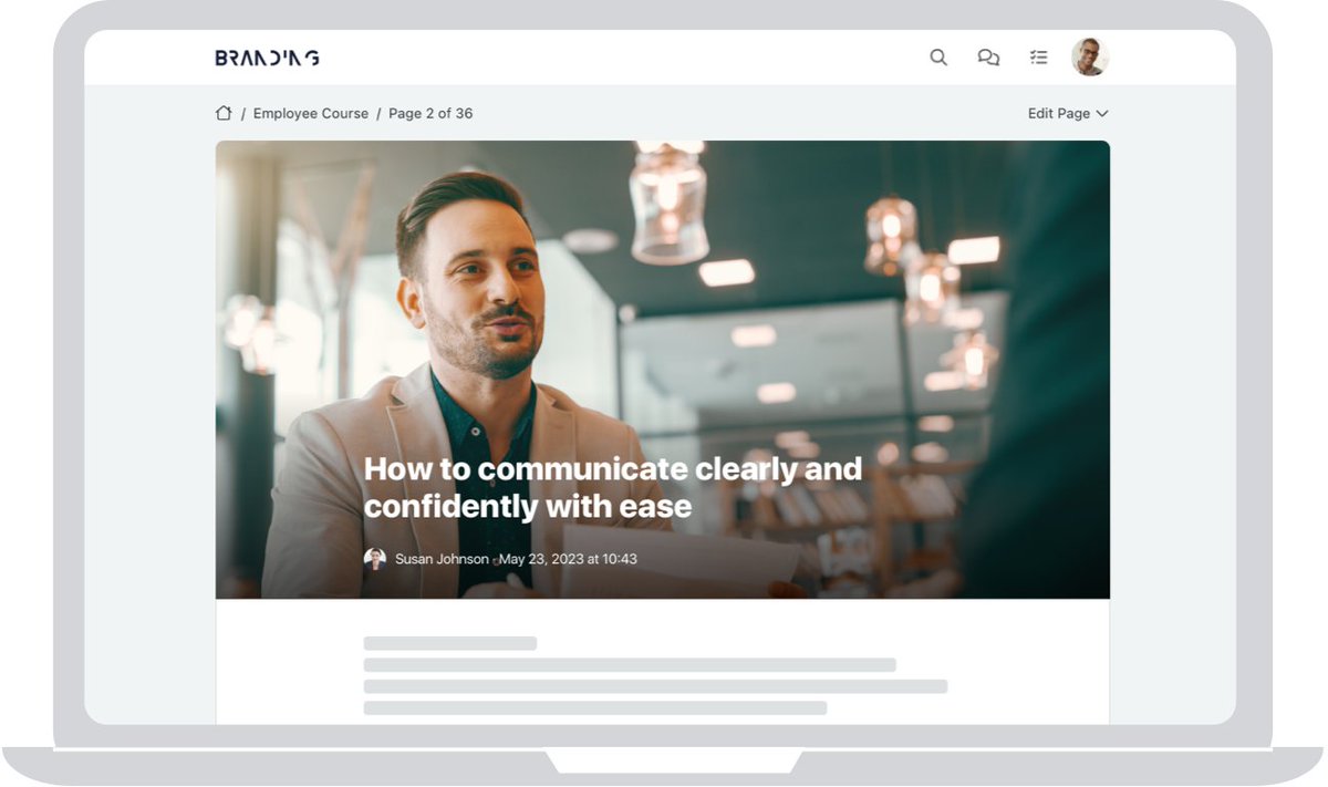 Support_FD's tweet image. We&apos;re thrilled to introduce a new breadcrumb navigation style to your #lms. Also, the page heading can now display a featured image, author, as well as a publication date. Ask your platform manager for details or visit ow.ly/VkAa50OulJx #release #courespathnews
