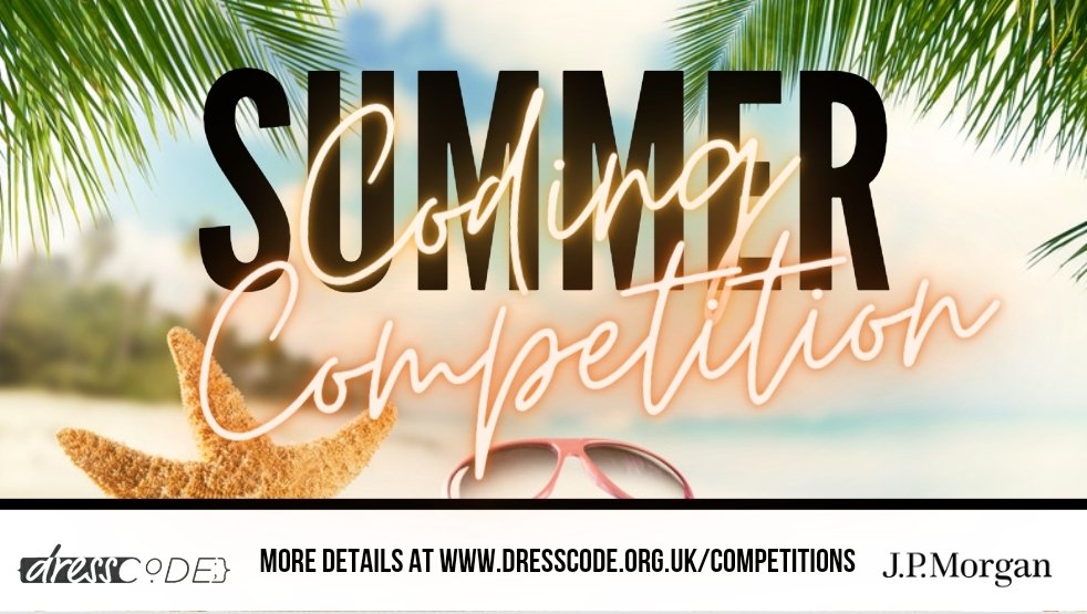dressCodeHQ's tweet photo. 🚨Summer of Code competition open to all Primary &amp; Secondary pupils! ⛱️☀️

Create a coding project of your choice. Individual and team entries accepted. 

More details at https://t.co/KaXSK1OKo2 
#ChooseComputingScience #caschat #edutwitter #computing https://t.co/zPUnHhwxJ2