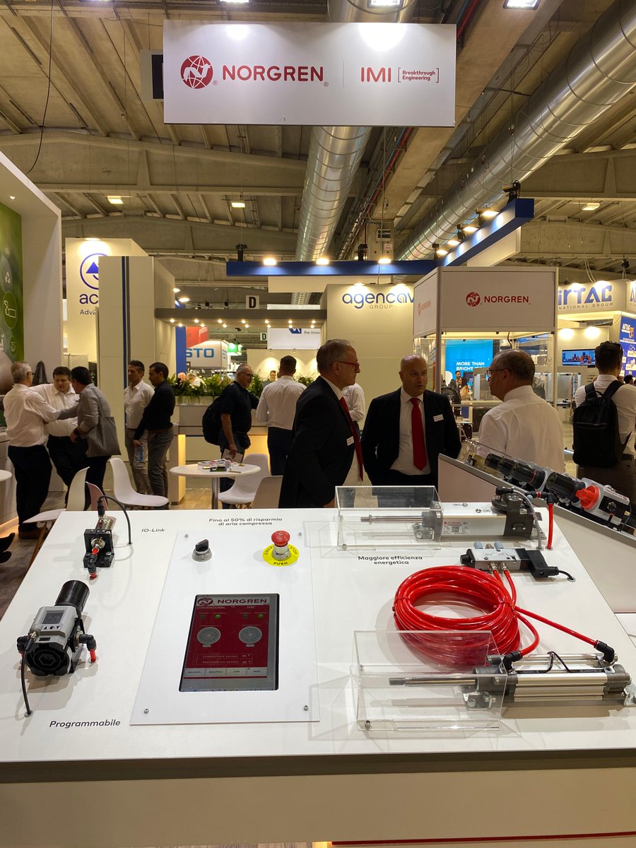 NorgrenNews's tweet photo. A big thank you to all our visitors to SPS in Parma this week! It was great to showcase our NEW! Electric Motion Range and next-generation VRQ Valve Islands.
Visit our website for more https://t.co/7j2P3g7cnx
#Norgren #BreakthroughEngineering #SPSItalia #IndustrialAutomation https://t.co/f5q8UjE6YX