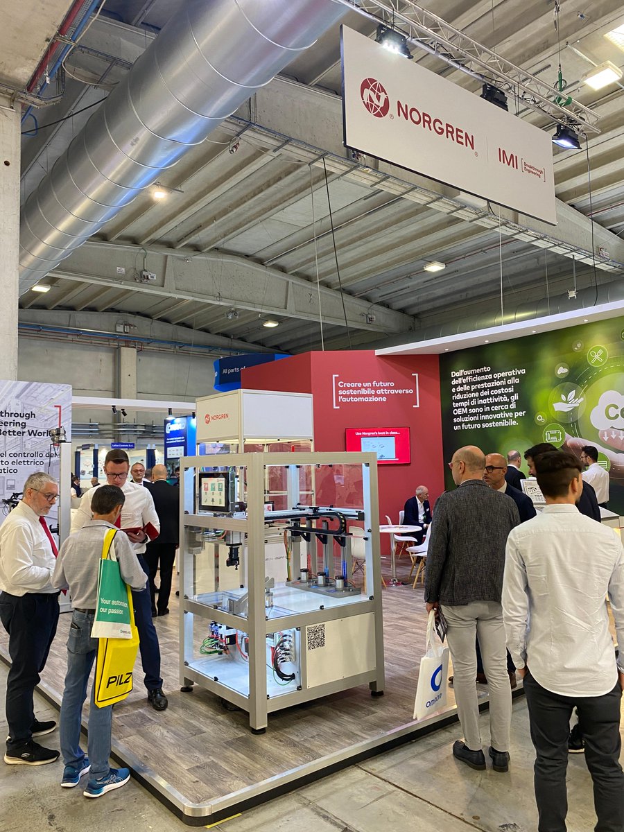 NorgrenNews's tweet photo. A big thank you to all our visitors to SPS in Parma this week! It was great to showcase our NEW! Electric Motion Range and next-generation VRQ Valve Islands.
Visit our website for more https://t.co/7j2P3g7cnx
#Norgren #BreakthroughEngineering #SPSItalia #IndustrialAutomation https://t.co/f5q8UjE6YX