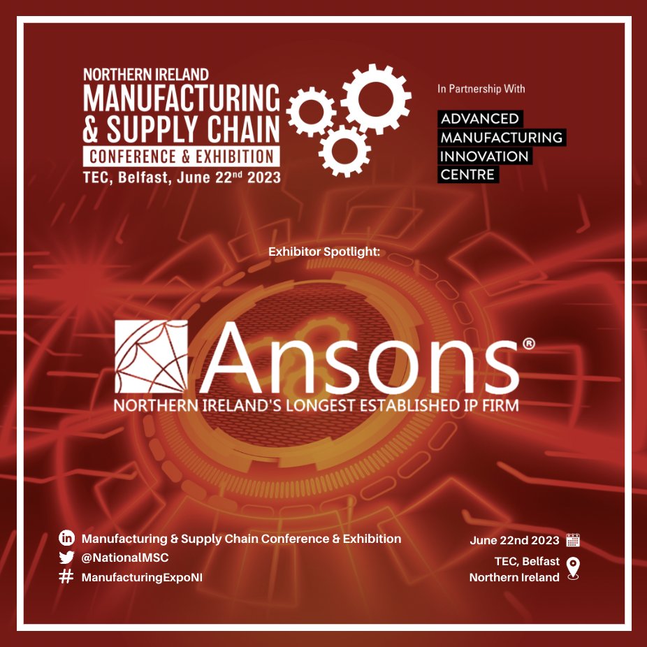 MSC_Event's tweet photo. Talk to @Ansons_Belfast at the Northern Ireland Manufacturing &amp; Supply Chain Conference &amp; Exhibition. 

Join us on June 22nd 2023, at  TEC, Belfast. 

Make sure to register to attend today -> https://t.co/mFpSTvT6Nr

#ManufacturingExpoNI #Manufacturing #Conference #Events https://t.co/UFG5Fnpc3h