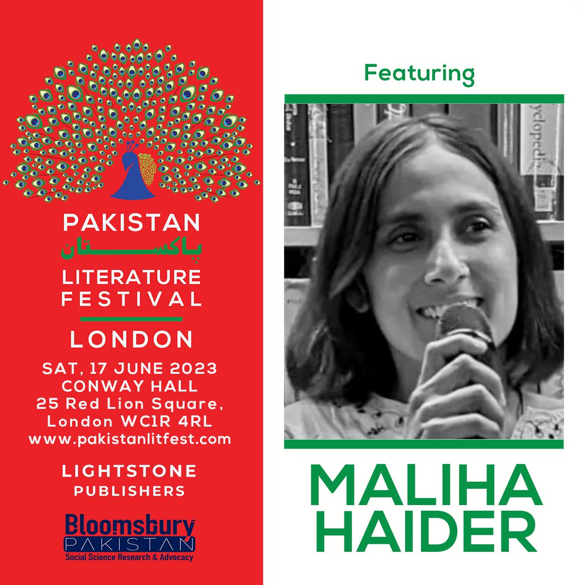 PakistanLitFest's tweet photo. Born and raised in Karachi @maliha_haider is a London-based poet, translator and curator. She has facilitated poetry and theatre events in Karachi and London. Her recent projects were in partnership with @BarbicanCentre @QMUL @BowArts Nunnery Gallery and @bbpc_poetry #PLFL2023 https://t.co/qNoBci7zSH