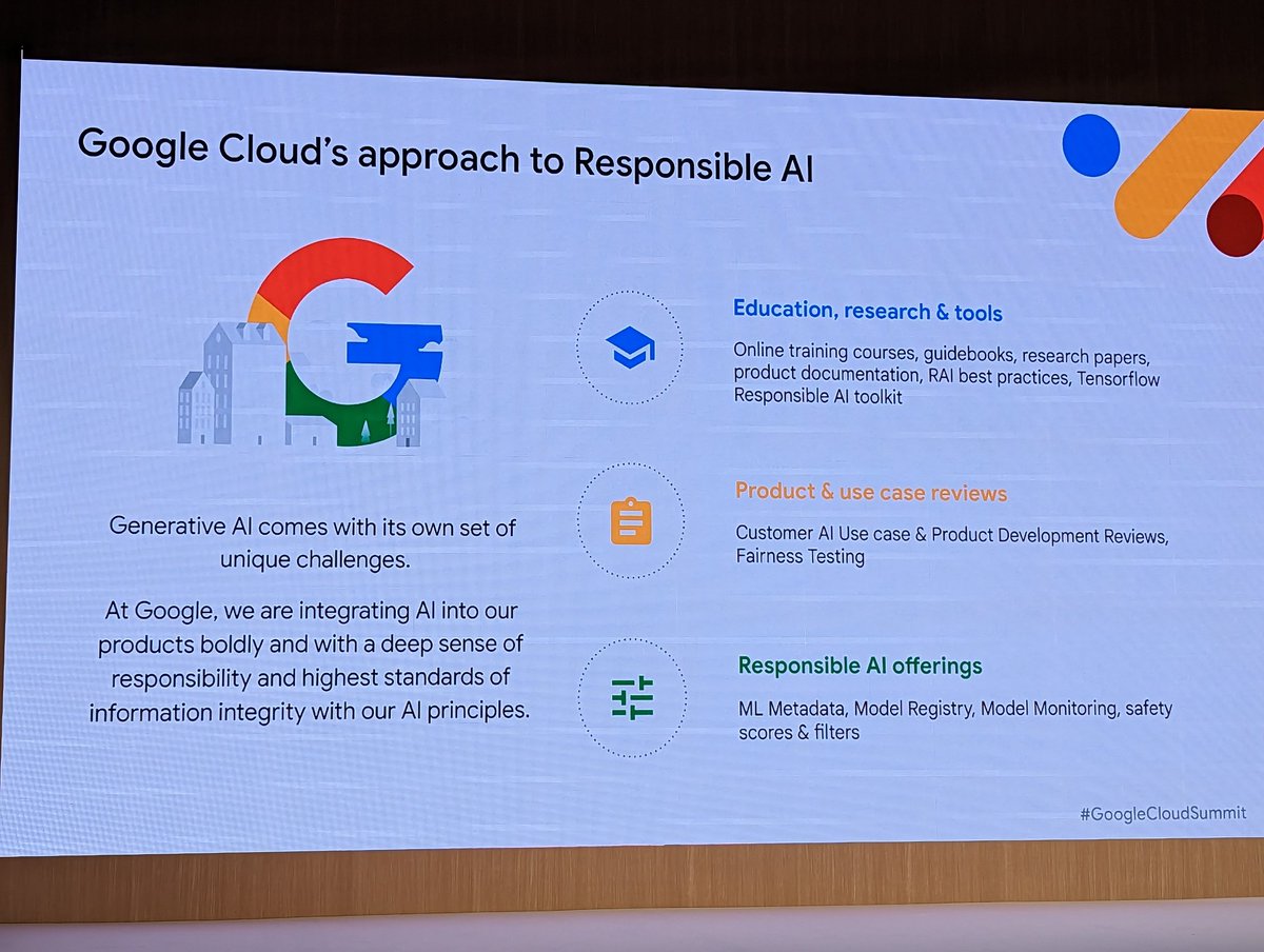 Abdullah Al Imran (@abdullahalimran) on Twitter photo Google Cloud presents Gen AI App Builder. It's interesting to see how easily we can build our custom Gen AI (conversational AI) models with our private knowledge base.
<a href="/GoogleCloud_SG/">Google Cloud Singapore</a> #GoogleCloudSummit #GoogleCloudSummitSG Google Cloud presents Gen AI App Builder. It's interesting to see how easily we can build our custom Gen AI (conversational AI) models with our private knowledge base.
<a href="/GoogleCloud_SG/">Google Cloud Singapore</a> #GoogleCloudSummit #GoogleCloudSummitSG